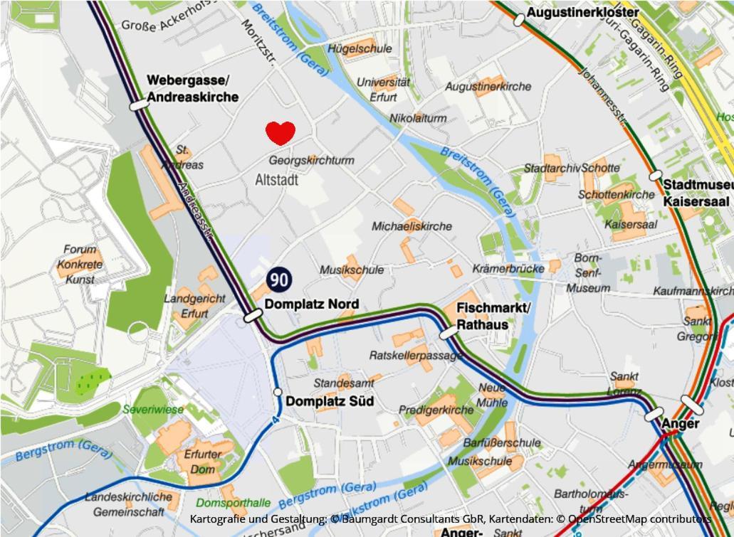 Altstadt Ferienwohnung Ερφούρτη Εξωτερικό φωτογραφία